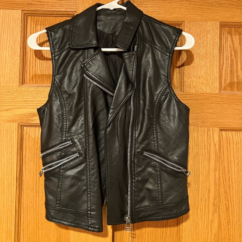Black rider vest